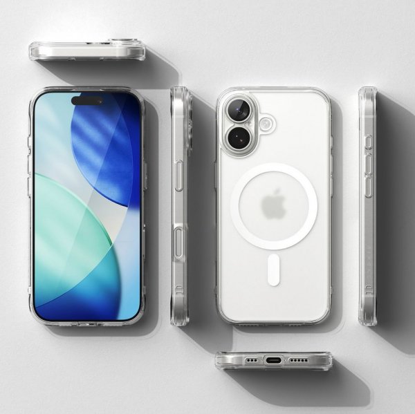 Ringke iPhone 17 Skal Fusion Magnetic Matte Transparent