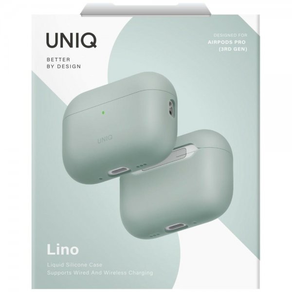 UNIQ AirPods Pro 3 Skal Lino Grön