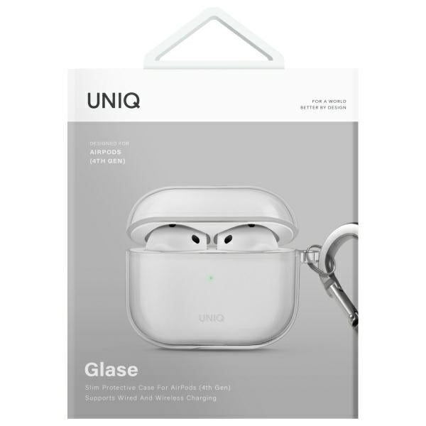 UNIQ AirPods 4 Skal Glase Transparent