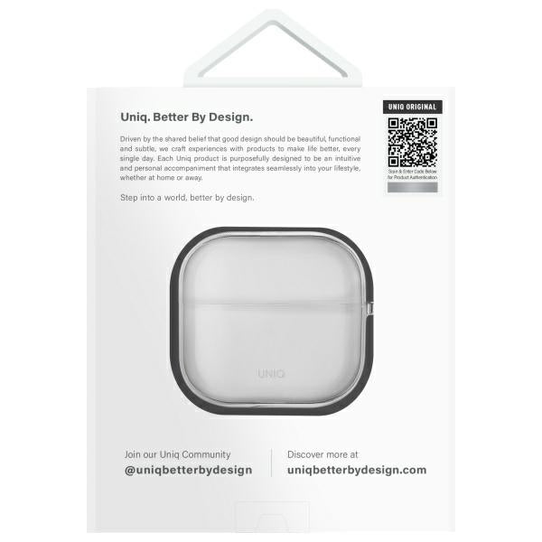 UNIQ AirPods 4 Skal Glase Transparent