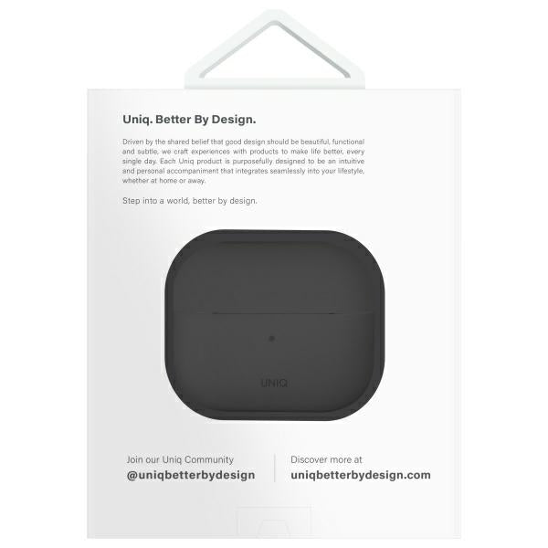 UNIQ AirPods 4 Skal Lino Grå