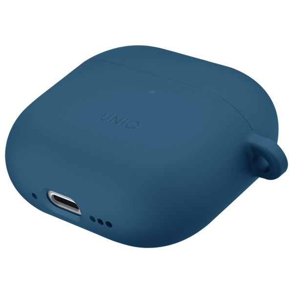 UNIQ AirPods 4 Skal med Earhooks Nexo Blå