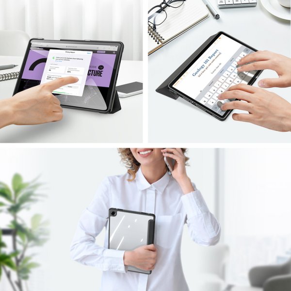 Dux Ducis Samsung Galaxy Tab A9 Plus/Tab A11 Plus Fodral TOBY Series Svart