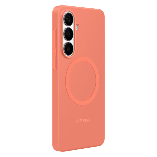 Samsung Original Galaxy S26 Skal Silicone Magnet Case Coral Red
