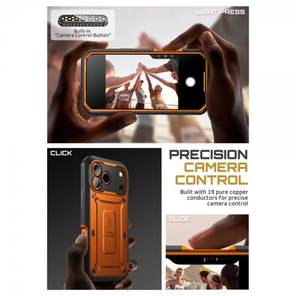 Supcase iPhone 17 Pro Skal UB Pro Orange