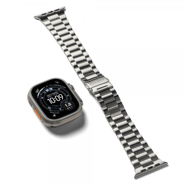 Ringke Apple Watch 44/45/46mm/Ultra 49mm Armband Metal One Air Silver