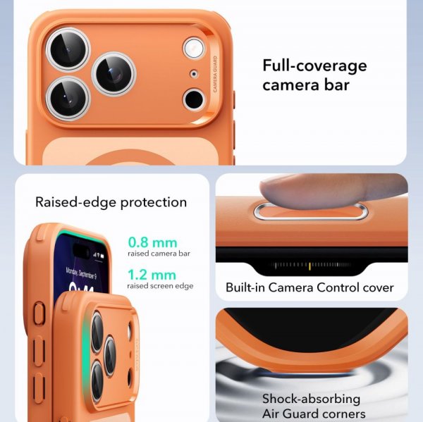 ESR iPhone 17 Pro Skal Classic Hybrid MagSafe Orange
