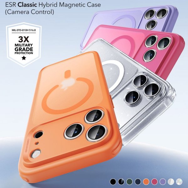 ESR iPhone 17 Pro Skal Classic Hybrid MagSafe Orange
