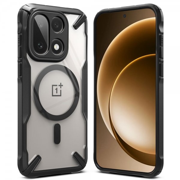 Ringke OnePlus 15 Skal Fusion X Magnetic Clear Black
