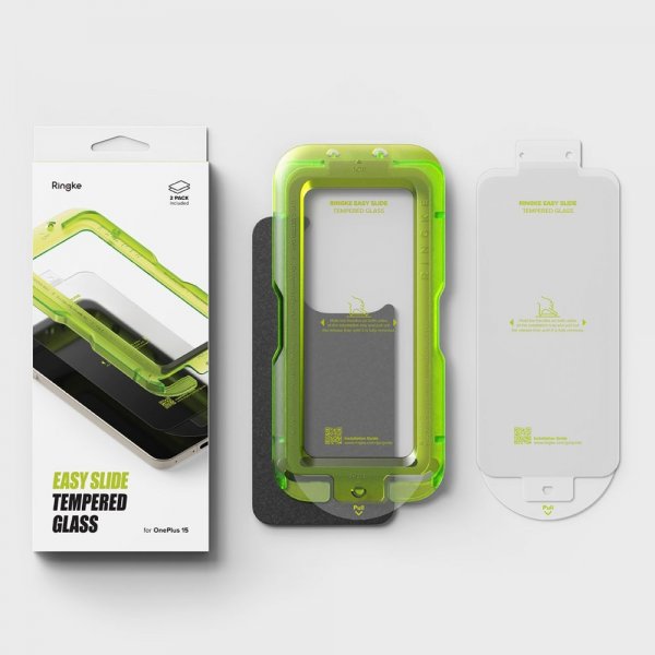 Ringke OnePlus 15 Skärmskydd Easy Slide 2-pack