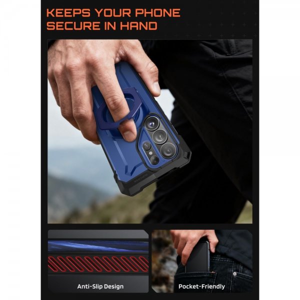 Supcase Samsung Galaxy S26 Skal UB Grip MagSafe Blå