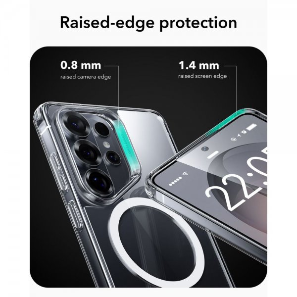 ESR Samsung Galaxy S26 Ultra Skal Classic Hybrid MagSafe Transparent