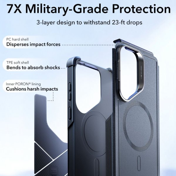ESR Samsung Galaxy S26 Ultra Skal Cyber Tough Kickstand MagSafe Svart