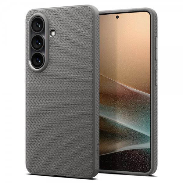 Spigen Samsung Galaxy S26 Skal Liquid Air Marble Gray