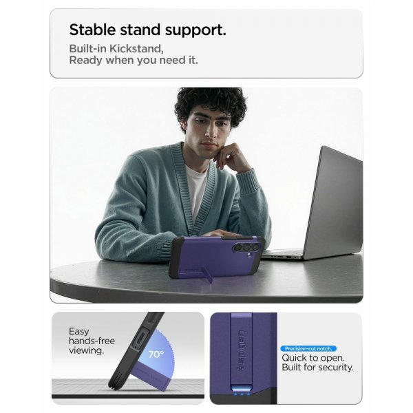 Spigen Samsung Galaxy S26 Skal Tough Armor MagFit Ash Violet