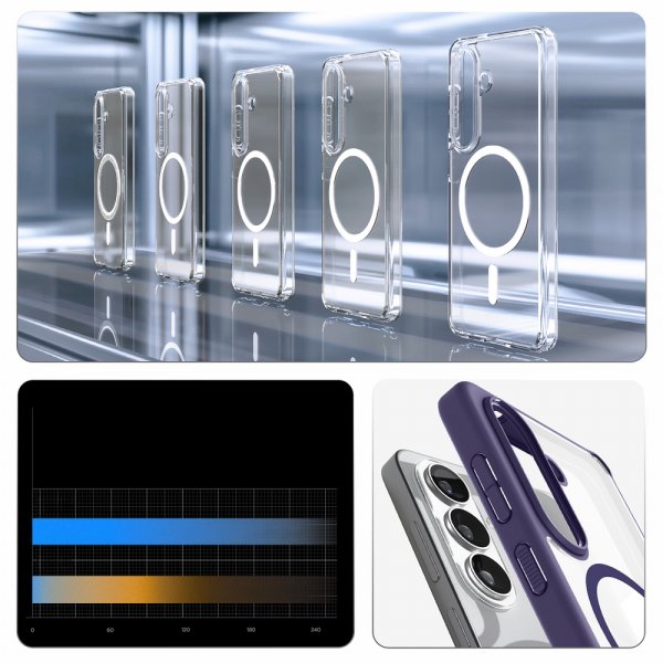 Spigen Samsung Galaxy S26 Skal Ultra Hybrid MagFit Deep Purple