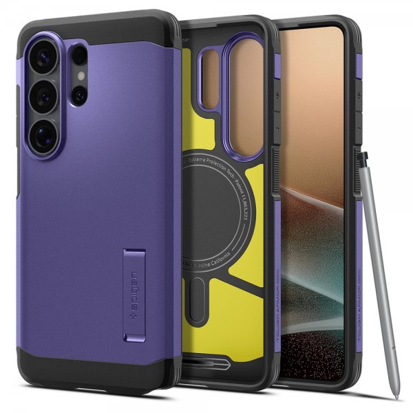 Spigen Samsung Galaxy S26 Ultra Skal Tough Armor MagFit Ash Violet