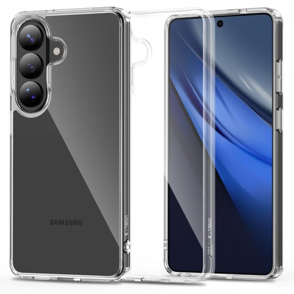 Tech-Protect Samsung Galaxy S26 Plus Skal FlexAir Hybrid Transparent