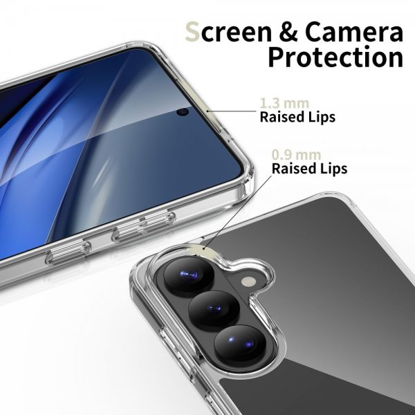 Tech-Protect Samsung Galaxy S26 Plus Skal FlexAir Hybrid Transparent