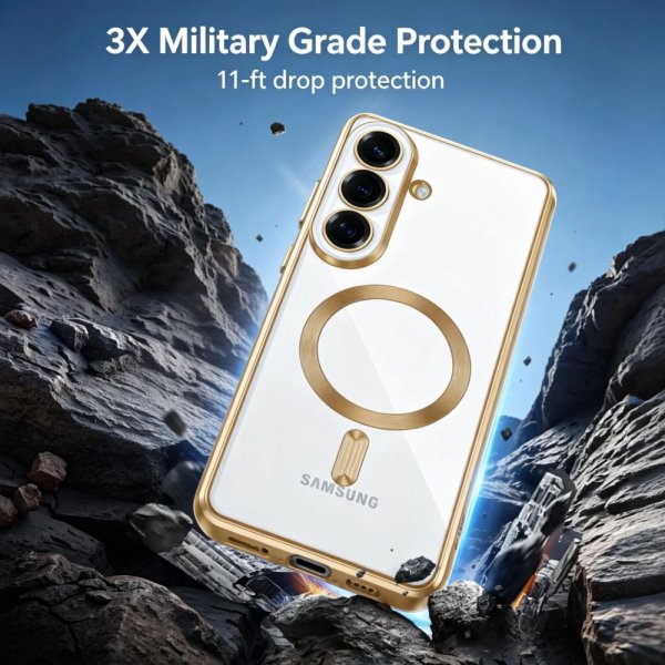 Tech-Protect Samsung Galaxy S26 Plus Skal MagFlex MagSafe Guld