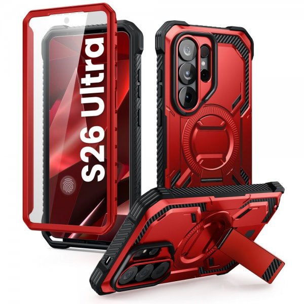 Supcase Samsung Galaxy S26 Ultra Skal ArmorBox MagSafe Röd