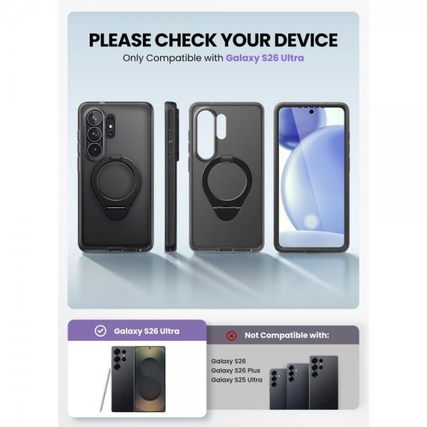 Supcase Samsung Galaxy S26 Ultra Skal Cosmo MagSafe Svart