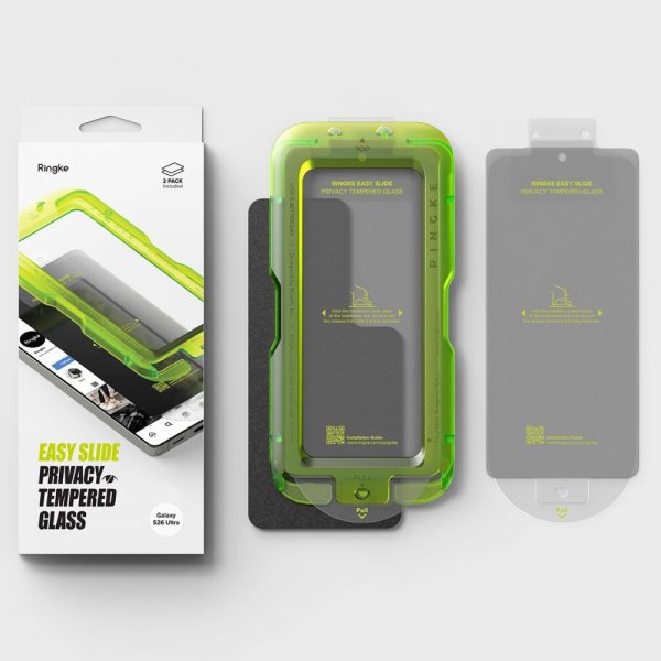 Ringke Samsung Galaxy S26 Ultra Skärmskydd Easy Slide Privacy 2-pack