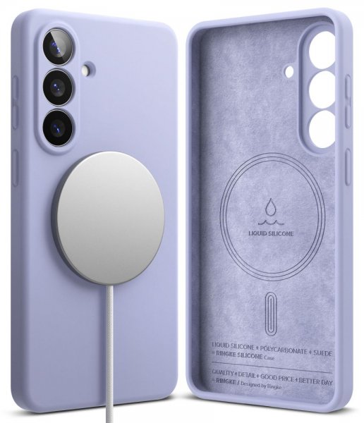 Ringke Samsung Galaxy S26 Plus Skal Silicone Magnetic Lila