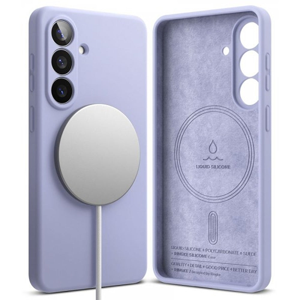 Ringke Samsung Galaxy S26 Skal Silicone Magnetic Lila