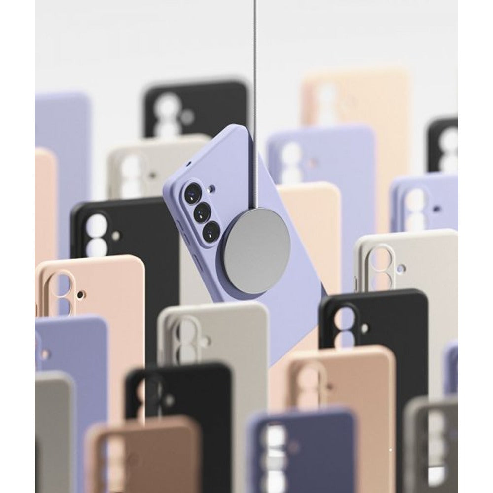 Ringke Samsung Galaxy S26 Skal Silicone Magnetic Lila