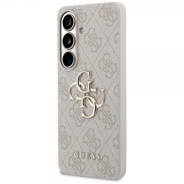 Guess Samsung Galaxy S26 Skal 4G Metal Logo Rosa