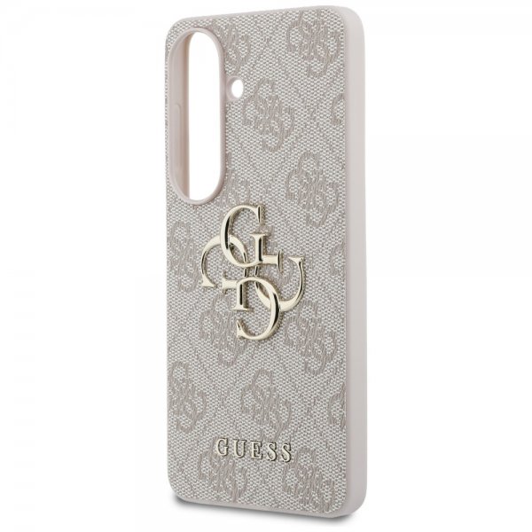 Guess Samsung Galaxy S26 Skal 4G Metal Logo Rosa