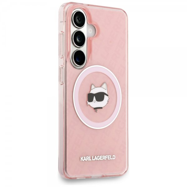 Karl Lagerfeld Samsung Galaxy S26 Skal Choupette MagSafe Rosa
