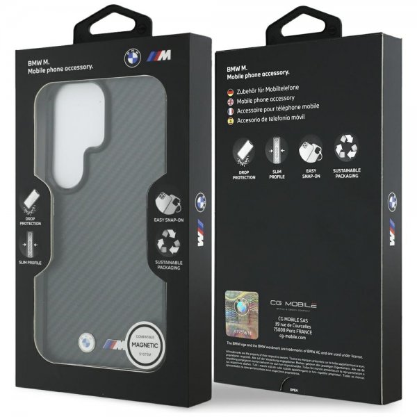 BMW Samsung Galaxy S26 Ultra Skal Kevlar MagSafe M Logo Svart