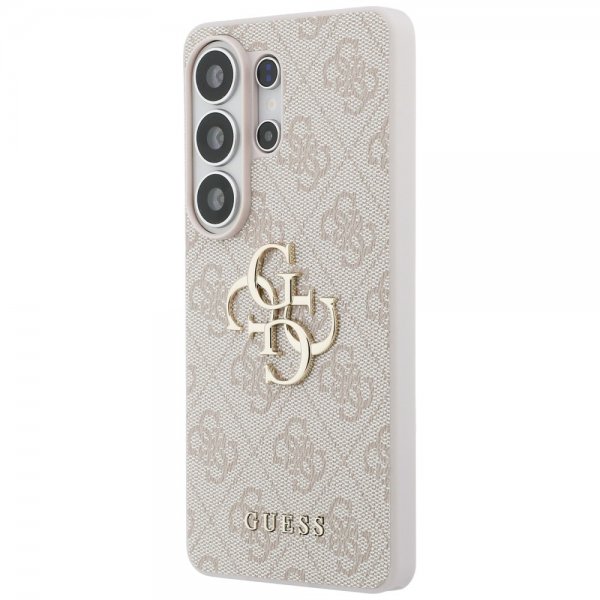 Guess Samsung Galaxy S26 Ultra Skal 4G Metal Logo Rosa