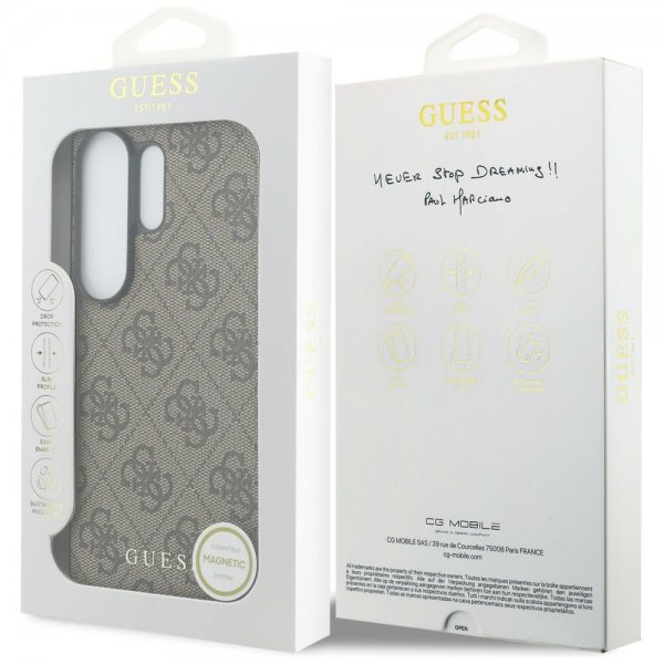 Guess Samsung Galaxy S26 Ultra Skal 4G Charm MagSafe Brun