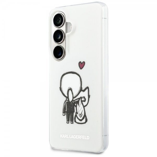 Karl Lagerfeld Samsung Galaxy S26 Skal Karl & Choupette MagSafe Vit