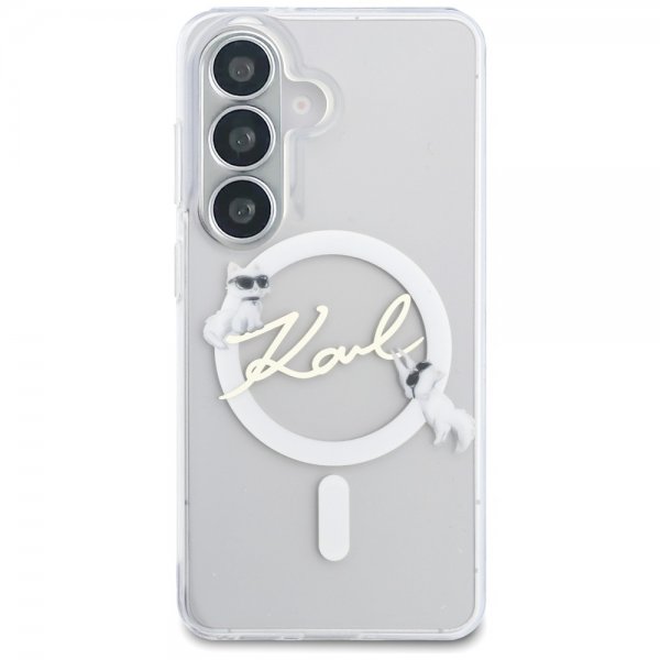 Karl Lagerfeld Samsung Galaxy S26 Plus Skal Script MagSafe Transparent