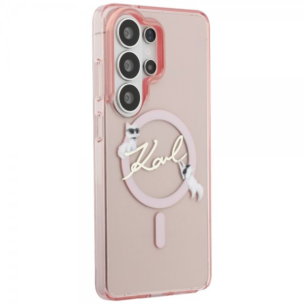 Karl Lagerfeld Samsung Galaxy S26 Ultra Skal Script MagSafe Rosa