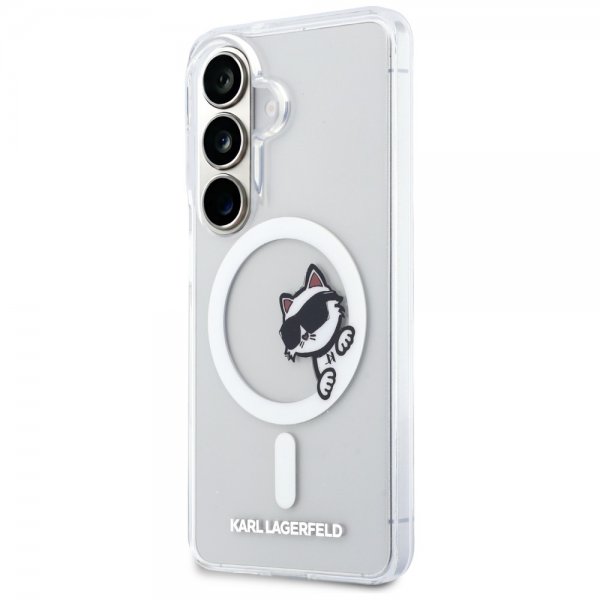 Karl Lagerfeld Samsung Galaxy S26 Plus Skal Choupette Peekaboo MagSafe Transparent