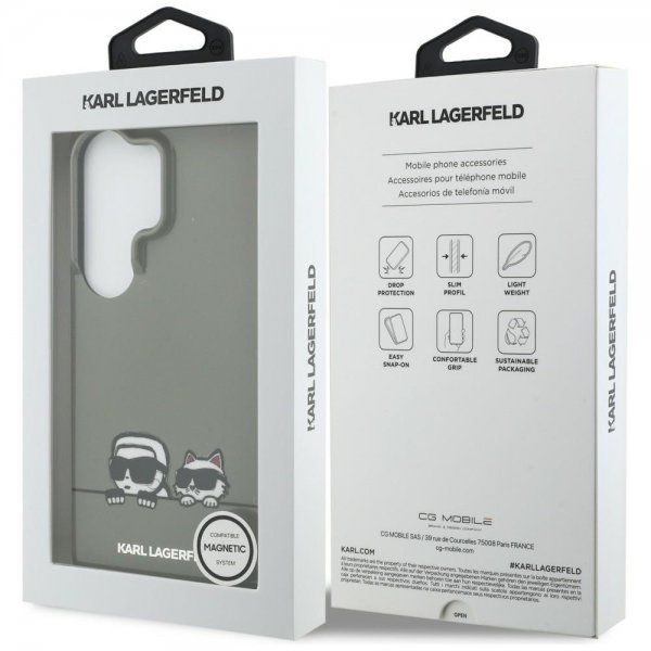 Karl Lagerfeld Samsung Galaxy S26 Ultra Skal Peekaboo MagSafe Svart