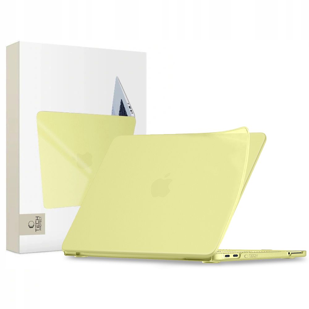 Tech-Protect MacBook Neo 13 Skal SoftShell Gul