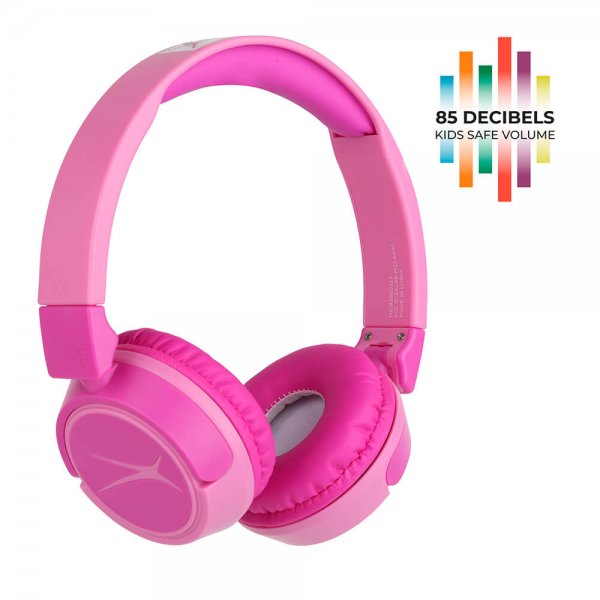 Altec Lansing Hörlurar Barn Trådlös 2in1 On-Ear Rosa