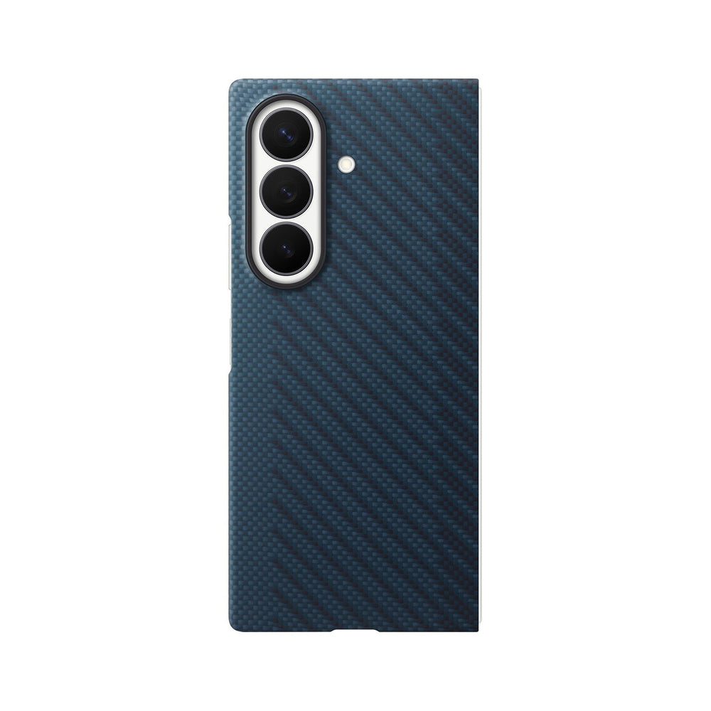 Samsung Original Samsung Galaxy Z Fold 8 Ultra Skal Carbon Magnet Case Blå