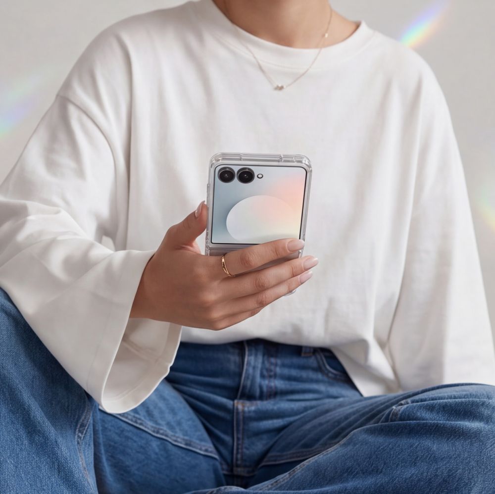 Tech-Protect Samsung Galaxy Z Flip 8 Skal FlexAir Hybrid Transparent