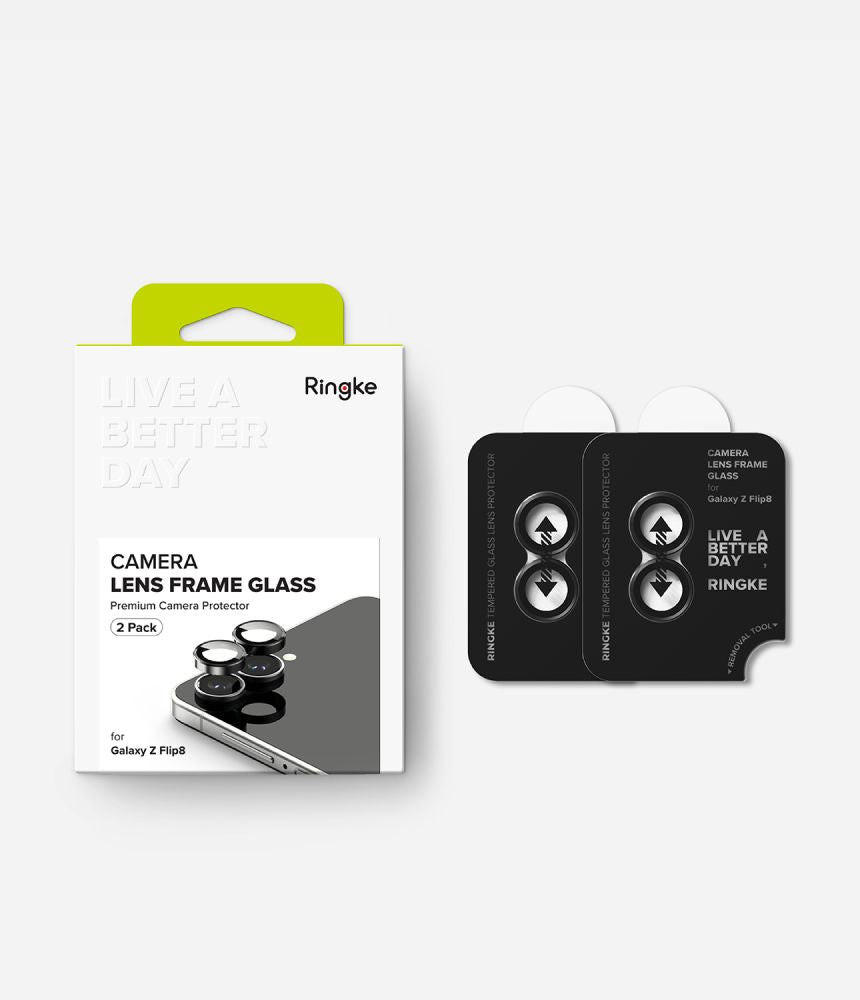 Ringke Samsung Galaxy Z Flip 8 Kameraskydd Camera Lens Frame 2-pack