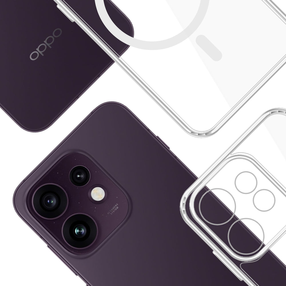 3mk Oppo Reno16 F Skal Armor MagCase Transparent