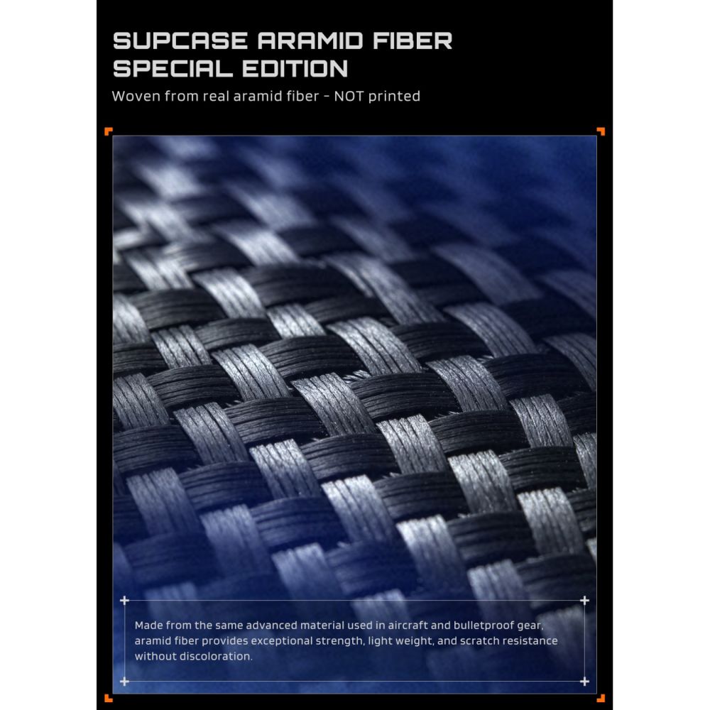 Supcase Samsung Galaxy Z Fold 8 Ultra Skal Aero MagSafe Kolfiber Svart