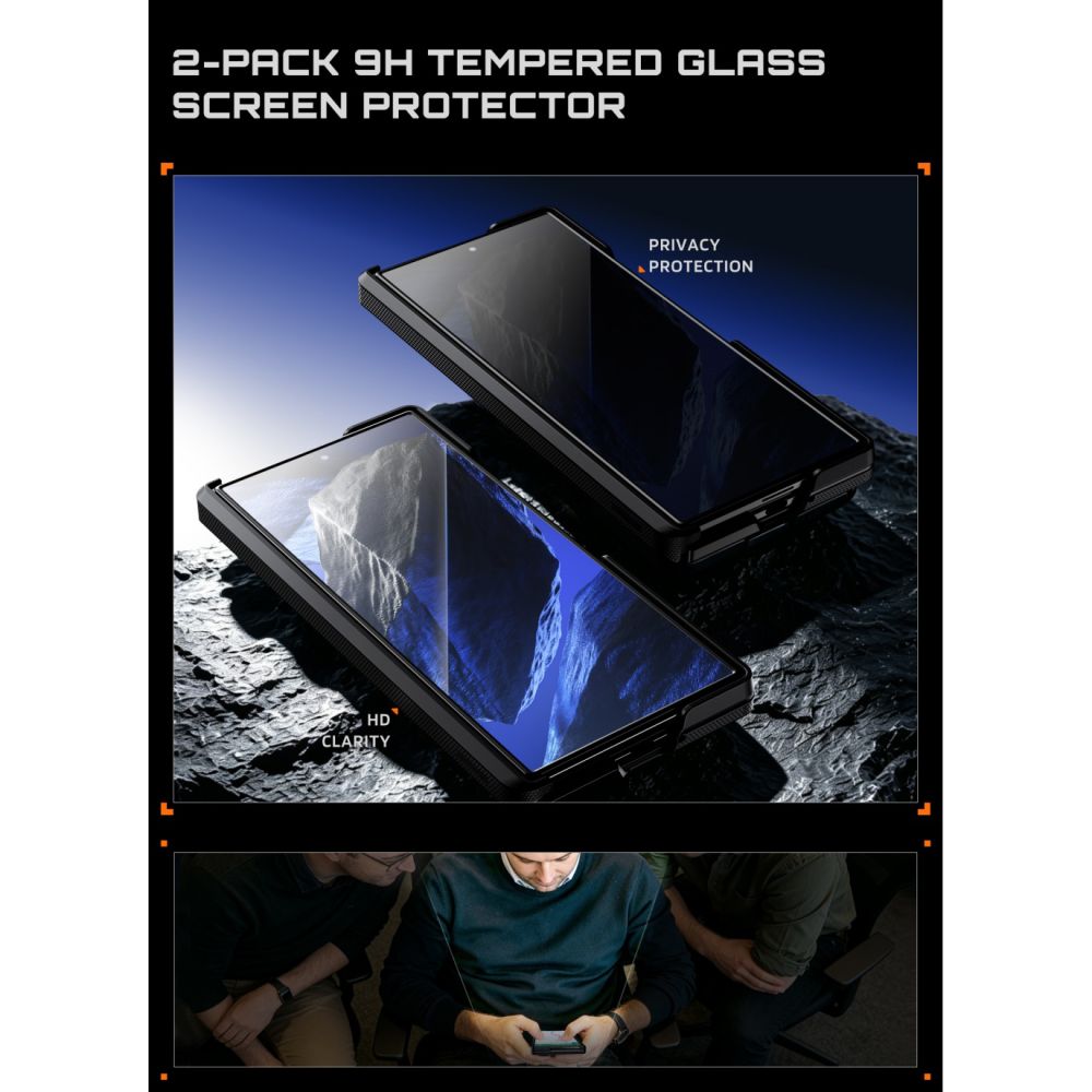 Supcase Samsung Galaxy Z Fold 8 Ultra Skal Aero MagSafe Kolfiber Svart