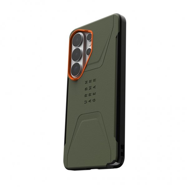 Urban Armor Gear (UAG) Samsung Galaxy S26 Ultra Skal Civilian MagSafe Olive/Orange